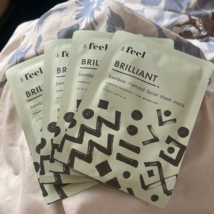 Bamboo charcoal facial sheet mask